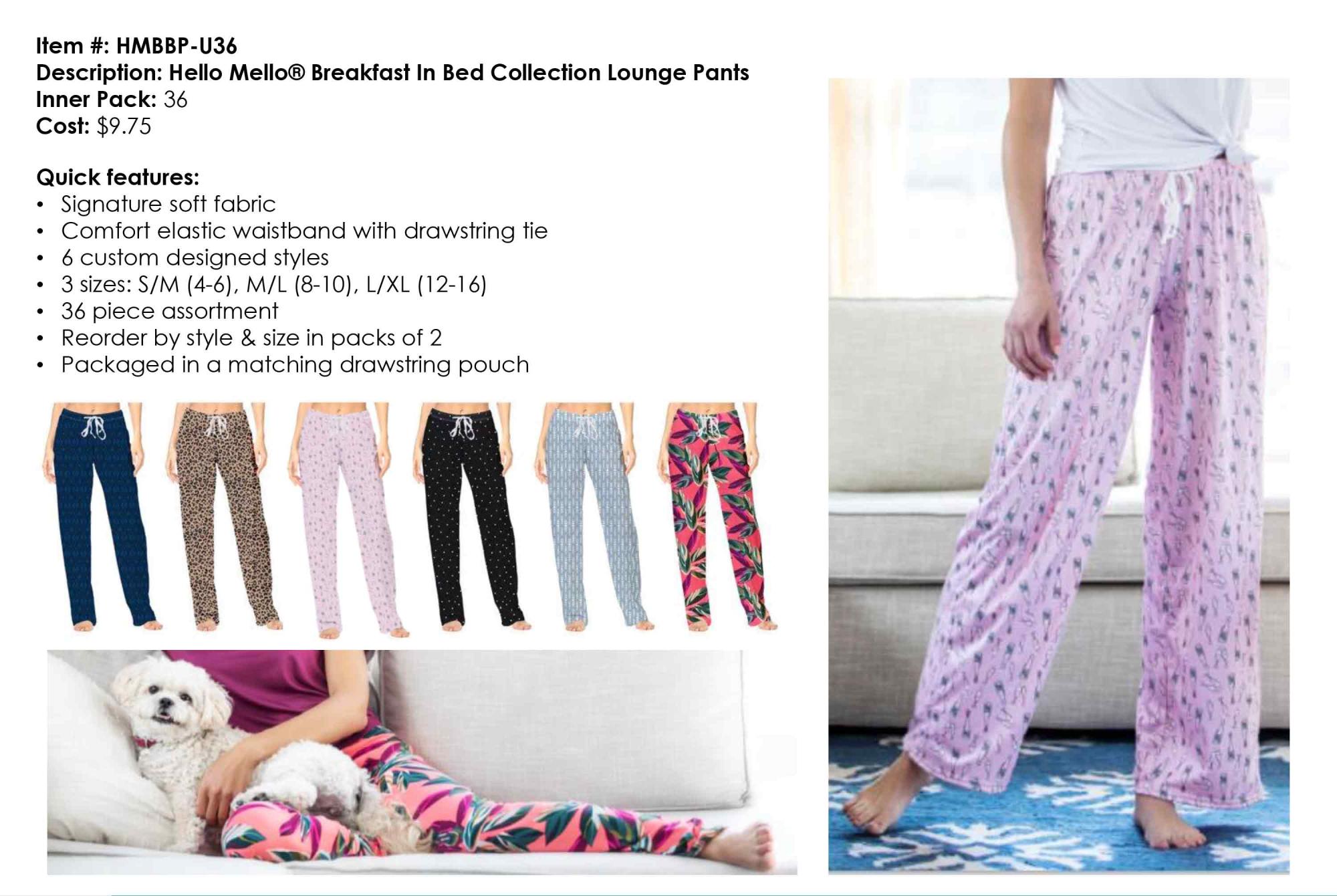 Hello mello lounge top pants wholesale